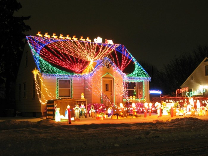 Christmas decor that lights up