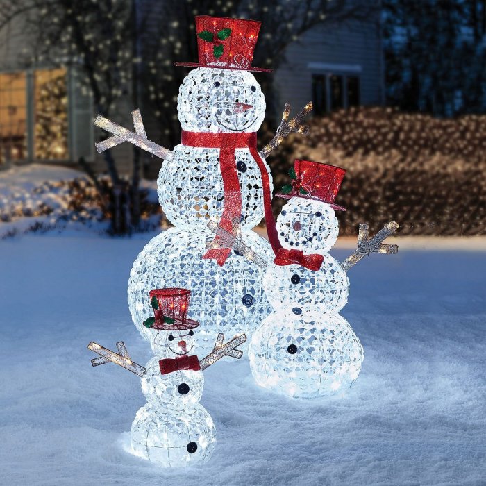 Christmas decor with led lights