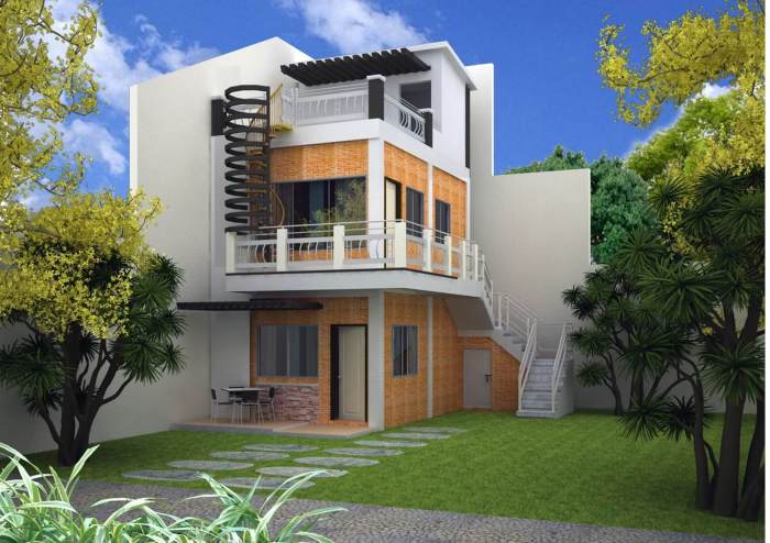 3 storey house interior design