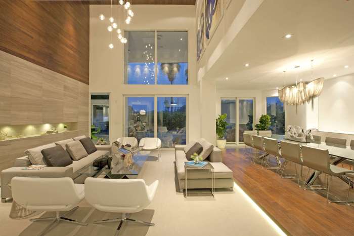 Contemporary houses interior design