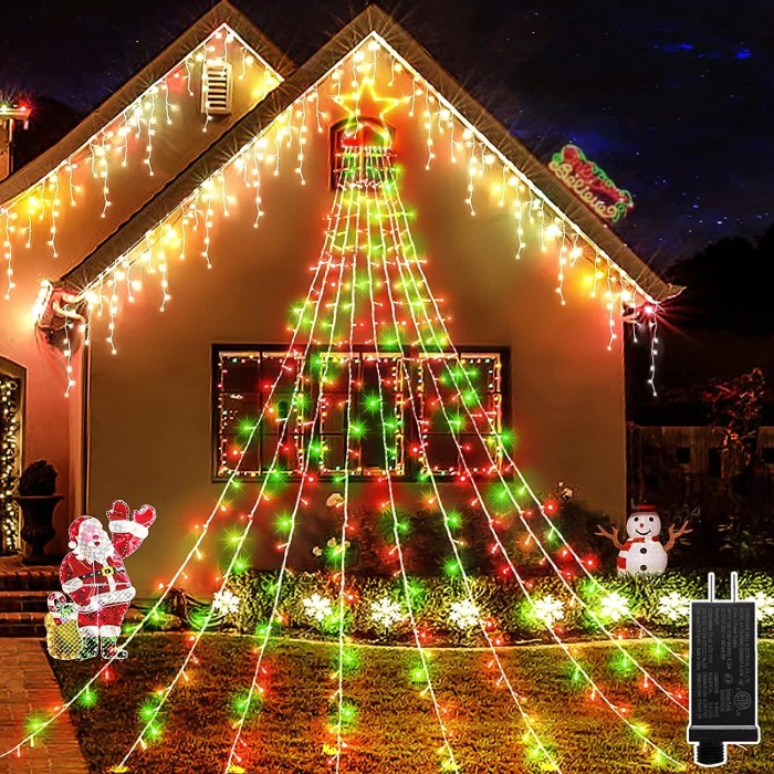 Christmas light santa outdoor displays waving led animated large amazing lights display ft holiday figures buy collection santas c7 inc