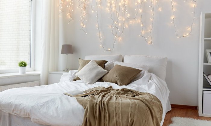 Bedroom decor fairy lights