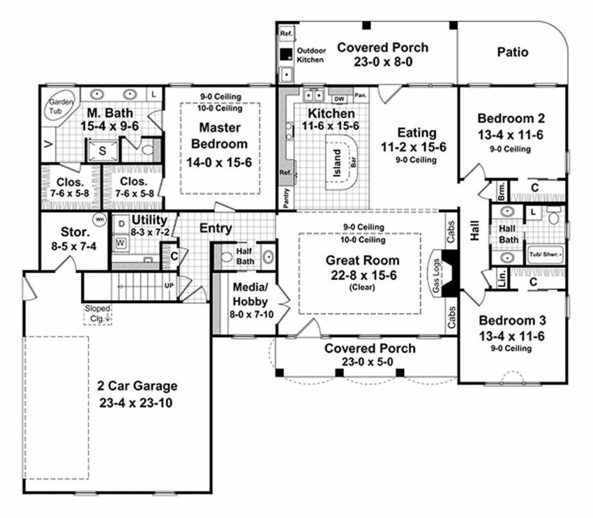 Plans 2000 house sq floor ft plan story bedroom level sf small style european master square feet bedrooms ranch garage